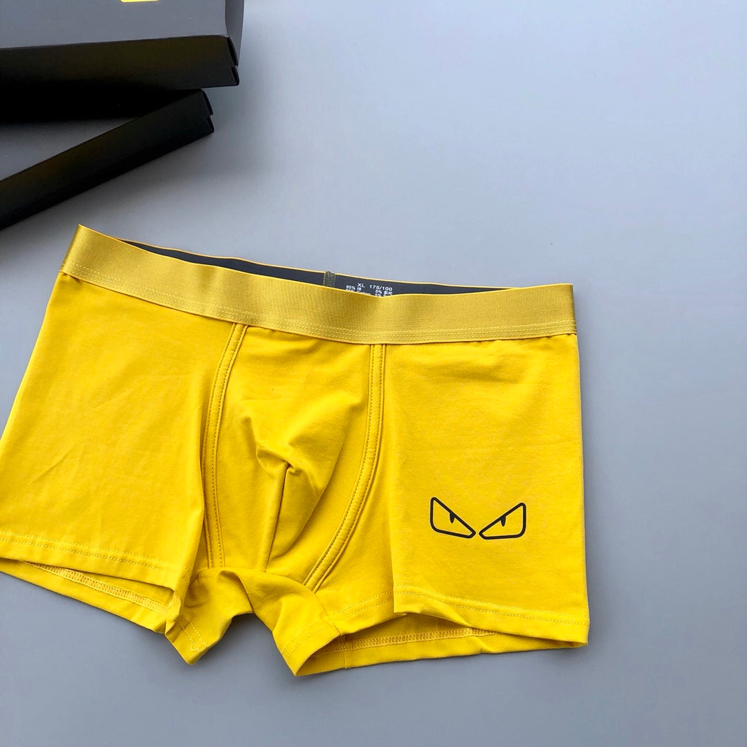 Fendi Eye Graphics Men's Boxer Briefs - 3-Piece Box