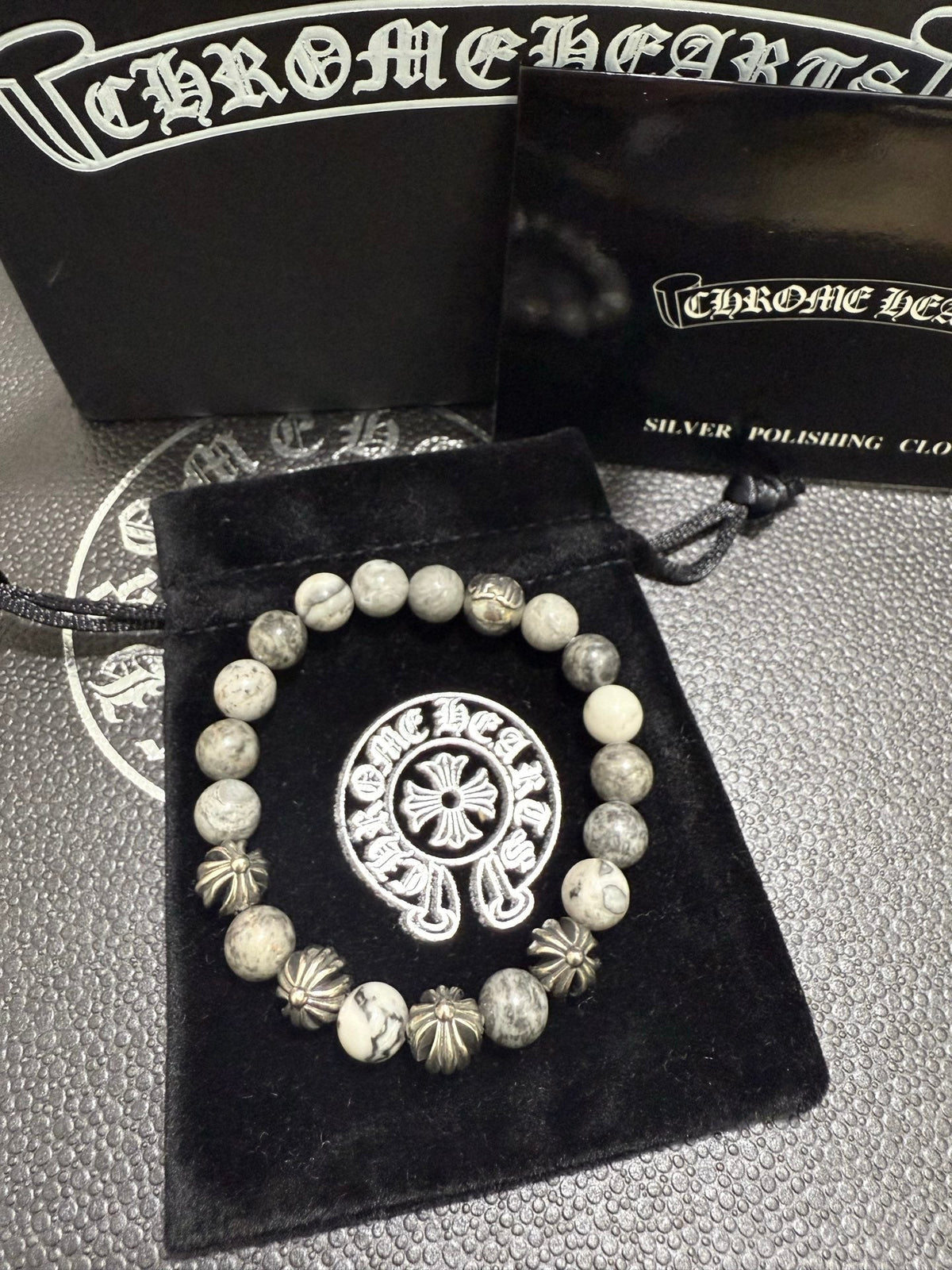 Martin Graham jewelry accessory in polished metal-tone – styled product view