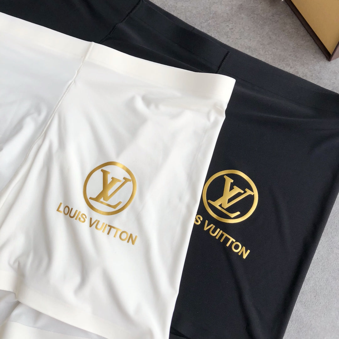 Louis Vuitton Contrast Waistbands And Understated Front Branding Men's Boxer Briefs - 3-Piece Box