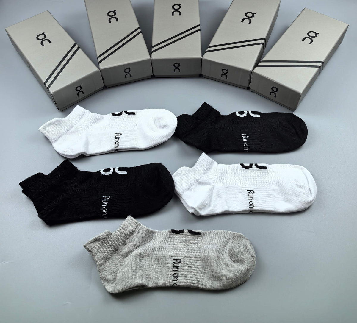 On Cotton Socks - 5-Pair Set