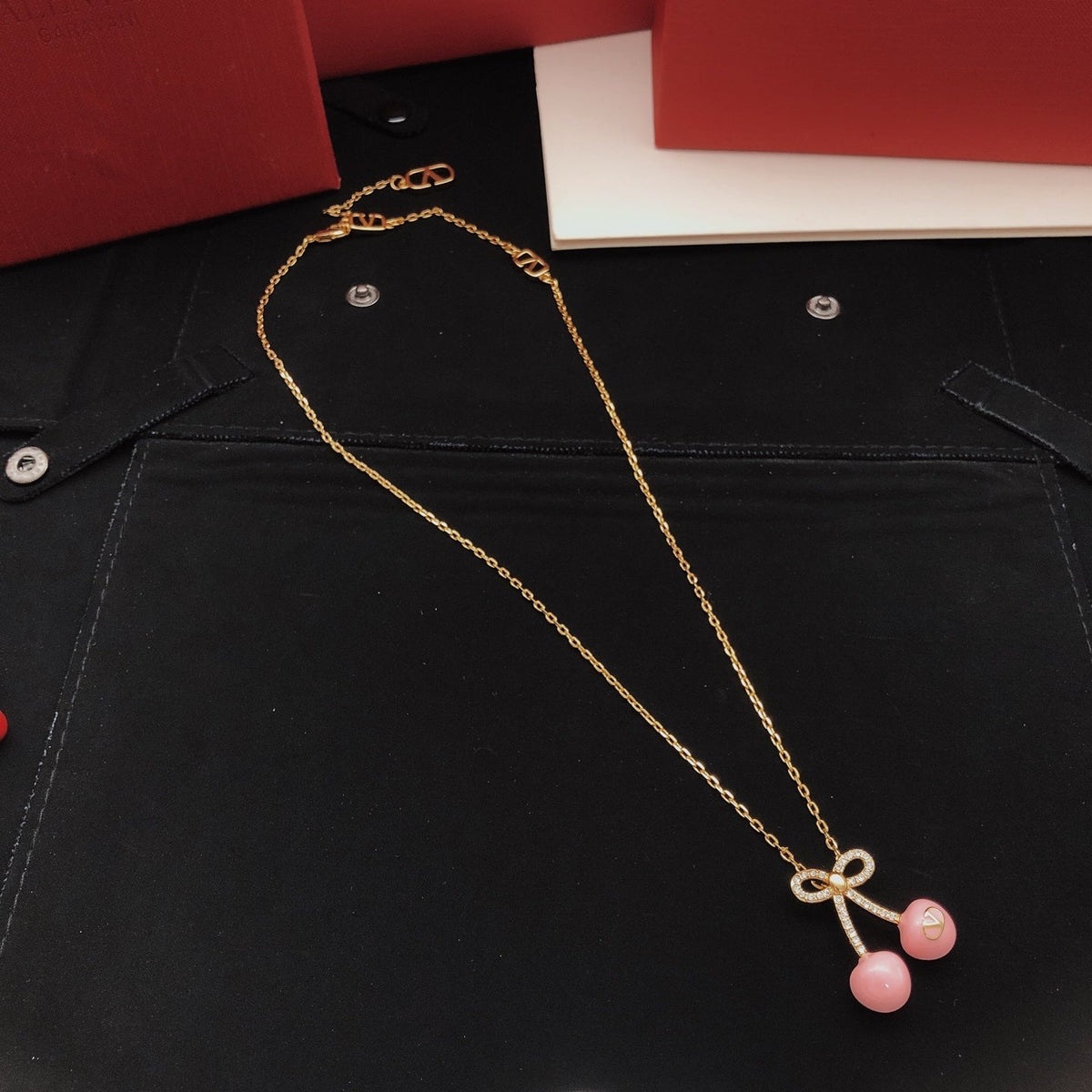 Martin Graham pendant necklace in polished metal-tone