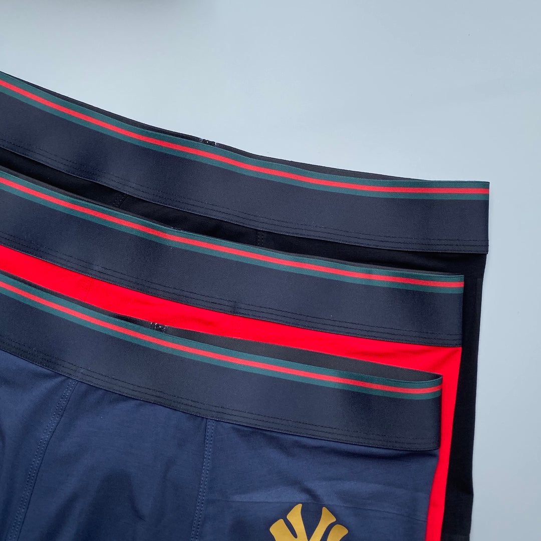 Gucci Modal Breathable Seamless Men's Boxer Briefs – 3-Pack