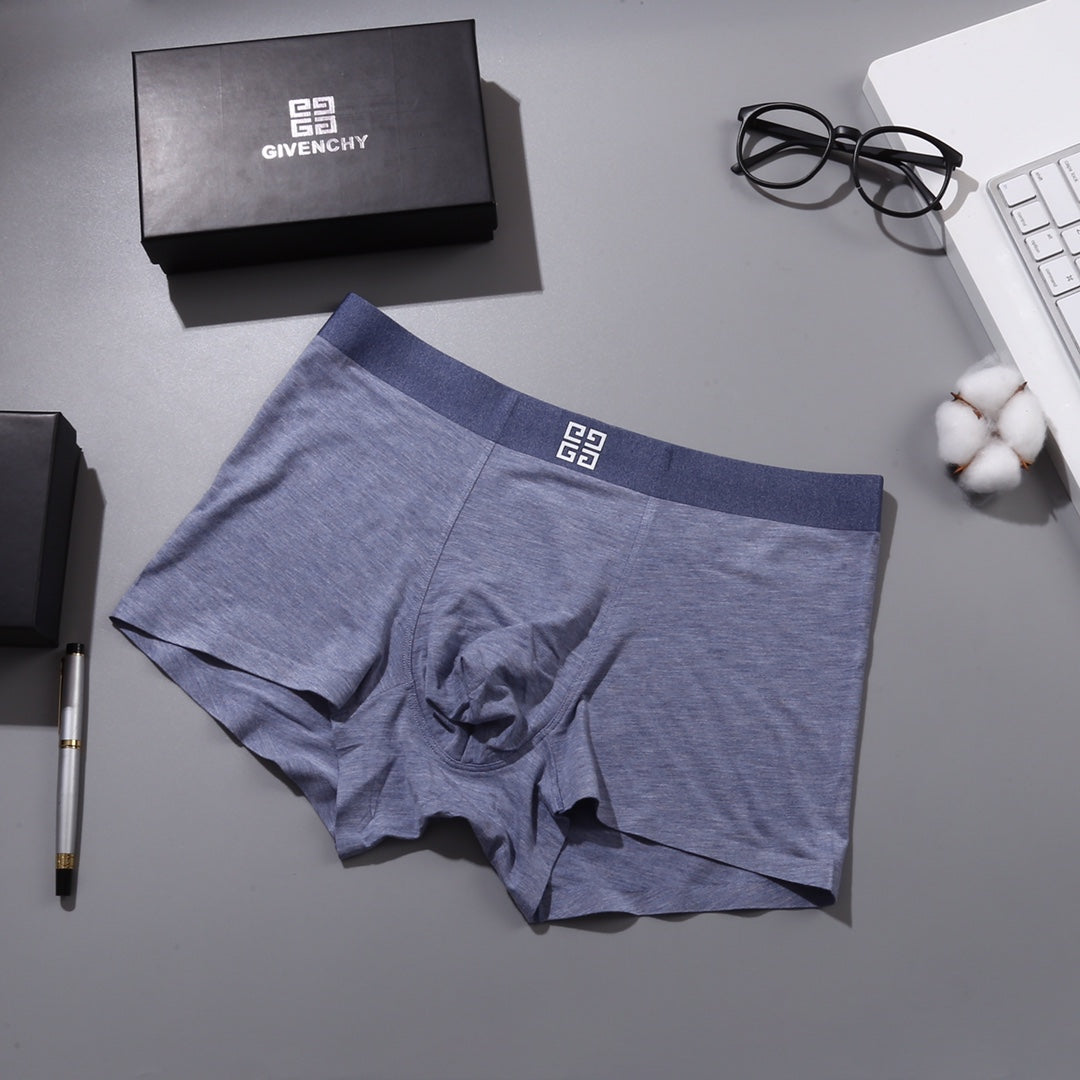 Givenchy Small Emblem Details Men's Boxer Briefs - 3-Piece Box