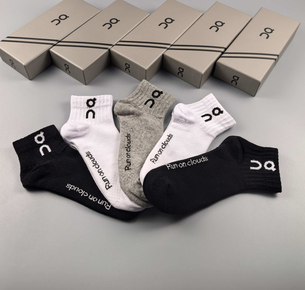 On Cotton Socks - 5-Pair Set