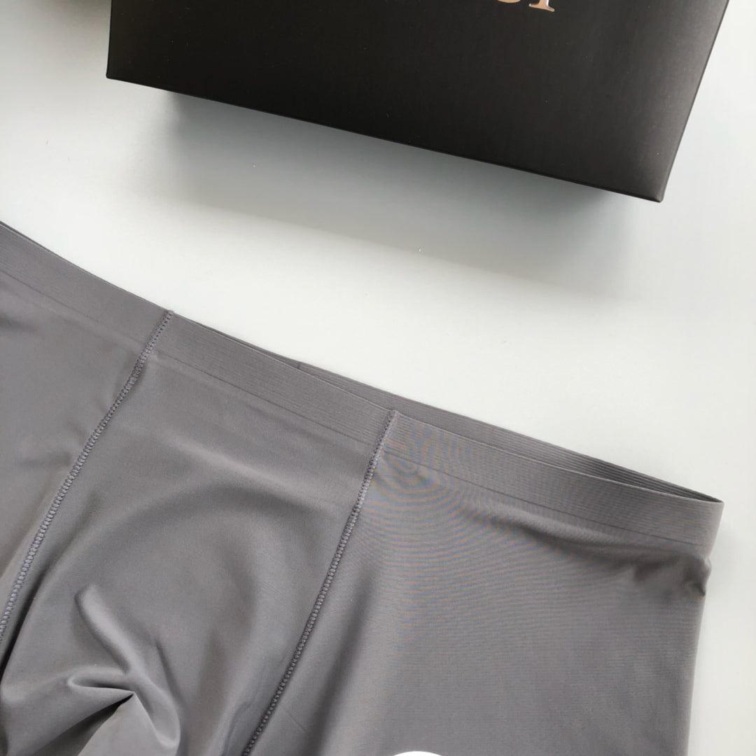 Gucci Solid Panels And Visible Emblem Details Men's Boxer Briefs - 3-Piece Box