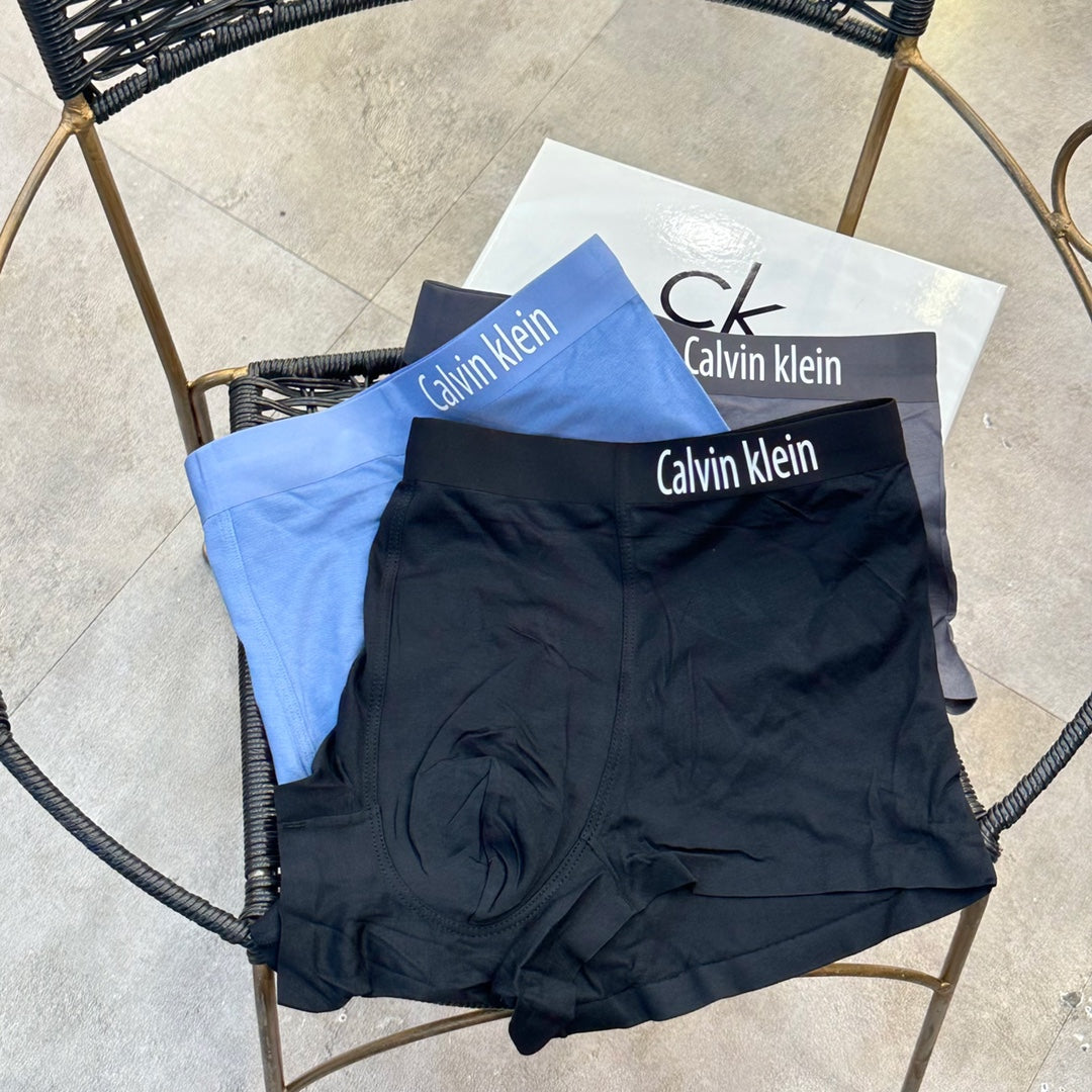 Calvin Klein Regenerated cotton Clean Tonal Waistbands Men's Boxer Briefs - 3-Piece Box