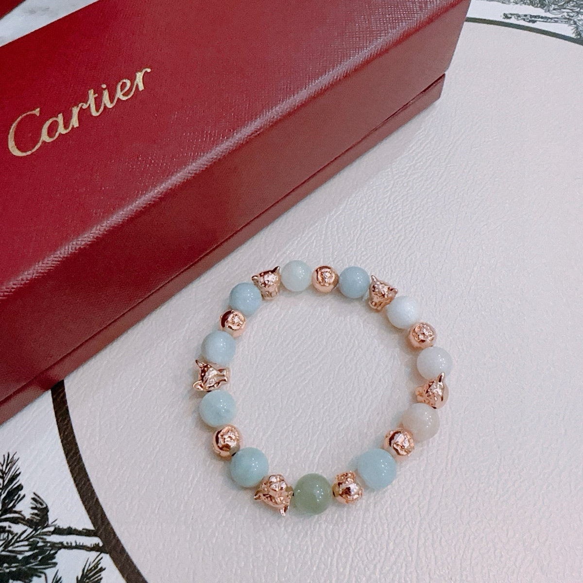 Martin Graham bracelet in polished metal-tone – close-up detail