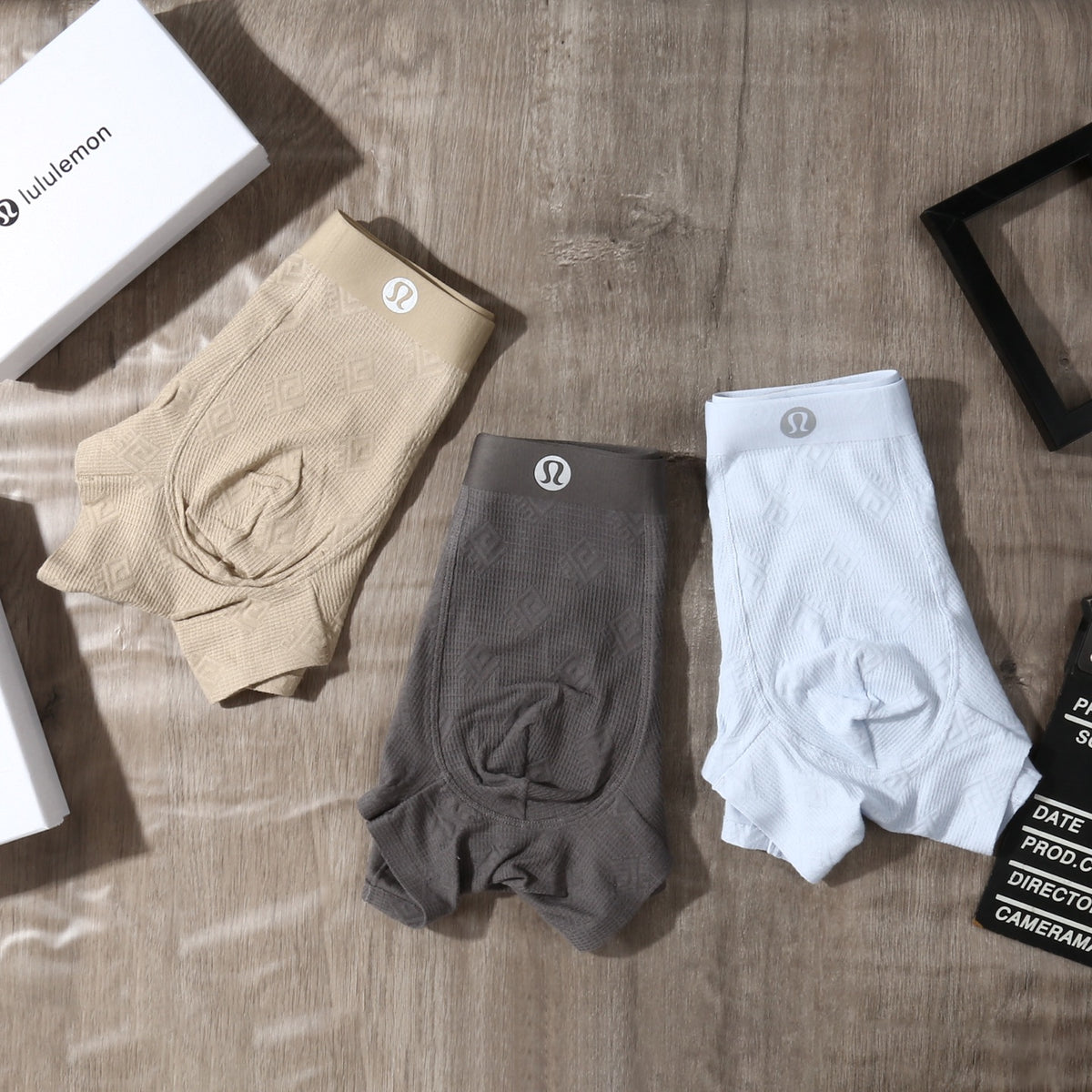 Lululemon Cotton-Blend Jacquard Men's Underwear - 3-Piece Box