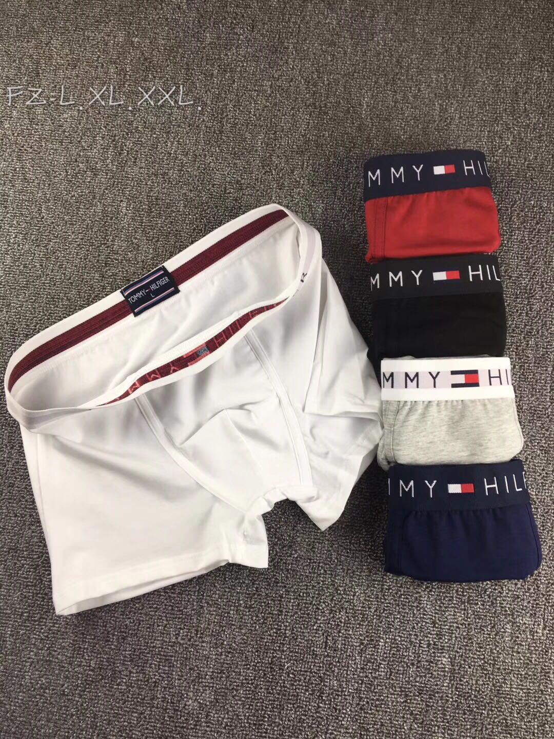 Tommy Hilfiger Odell Striped Logo Waistbands Men's Boxer Briefs