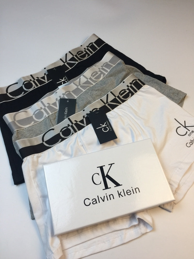 Calvin Klein Cotton Men's Boxer Briefs - 3-Piece Box - Sizes M-XXL