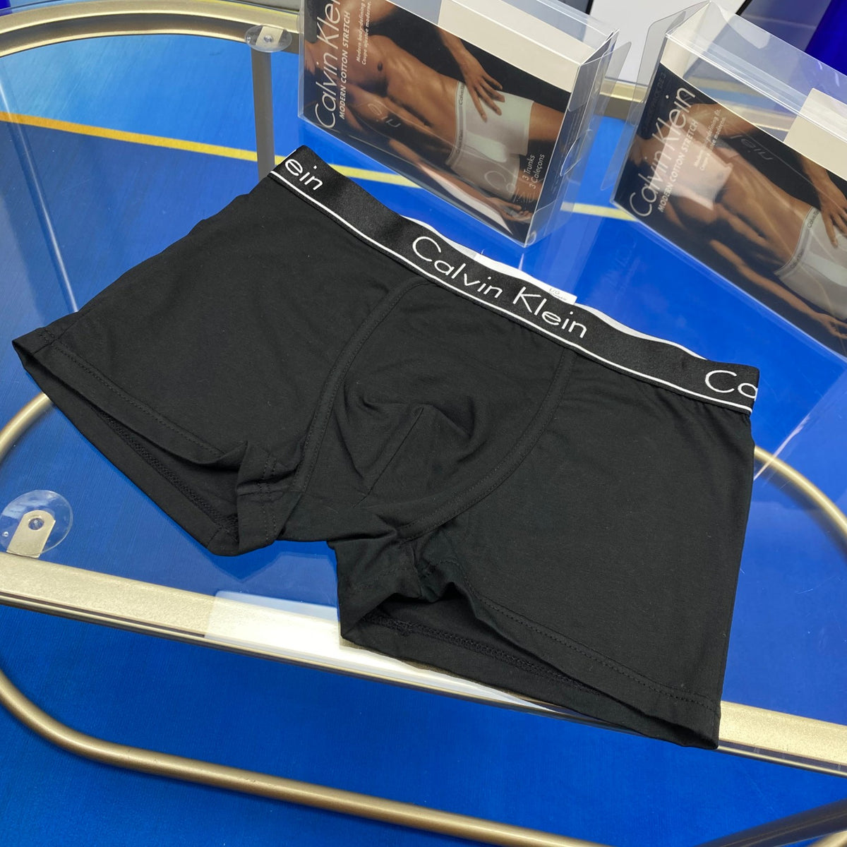 Calvin Klein Cotton Broad Logo Waistbands Men's Boxer Briefs - 3-Piece Box