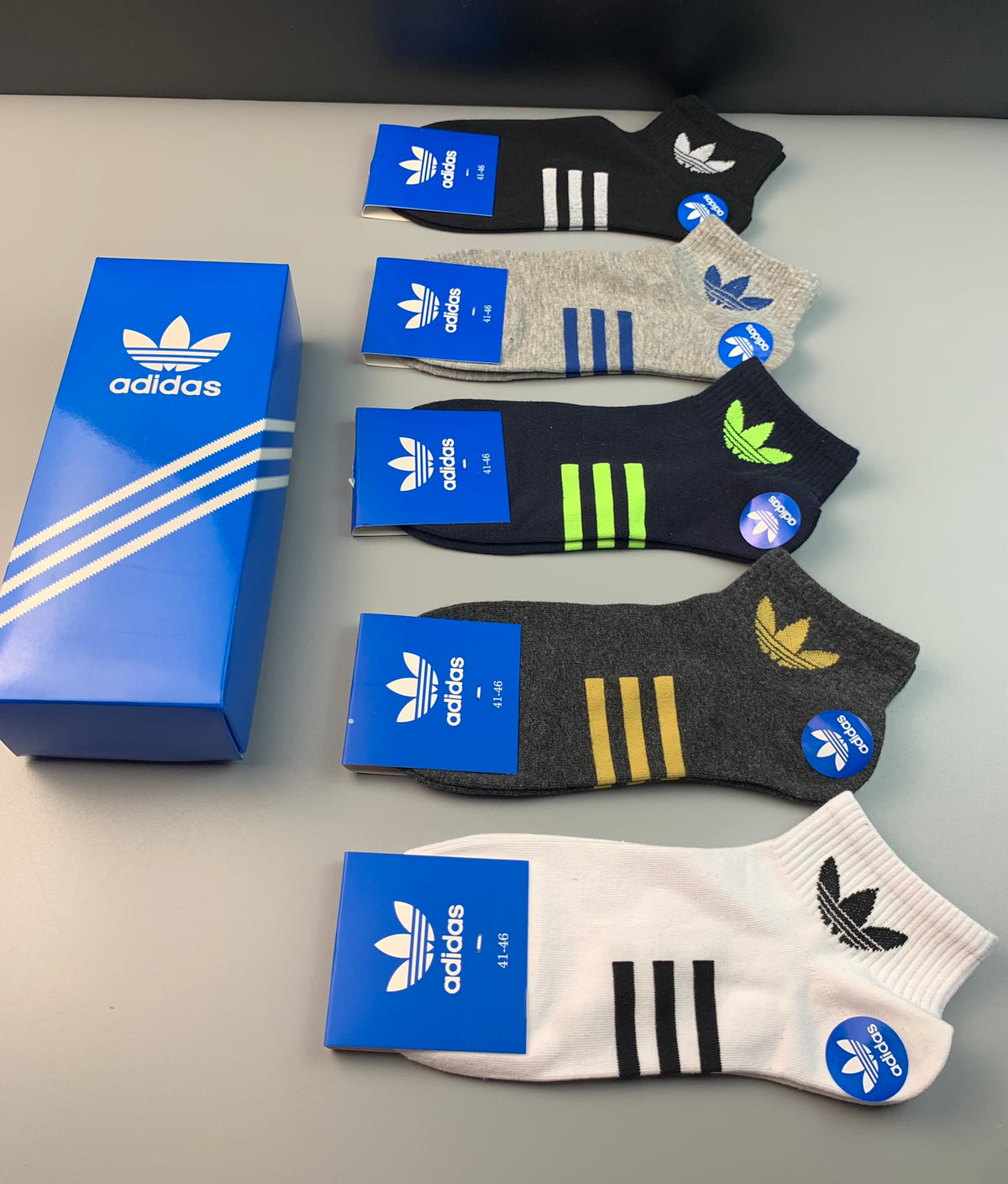 Adidas Cotton Breathable Socks – 5-Pair Pack