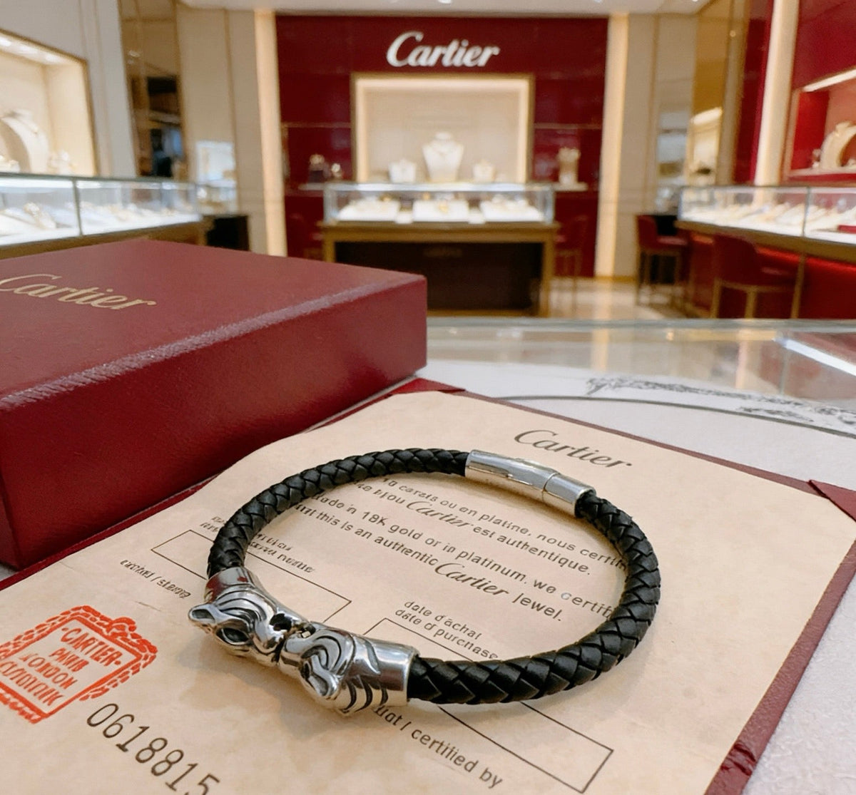 Martin Graham bracelet in polished metal-tone – close-up detail