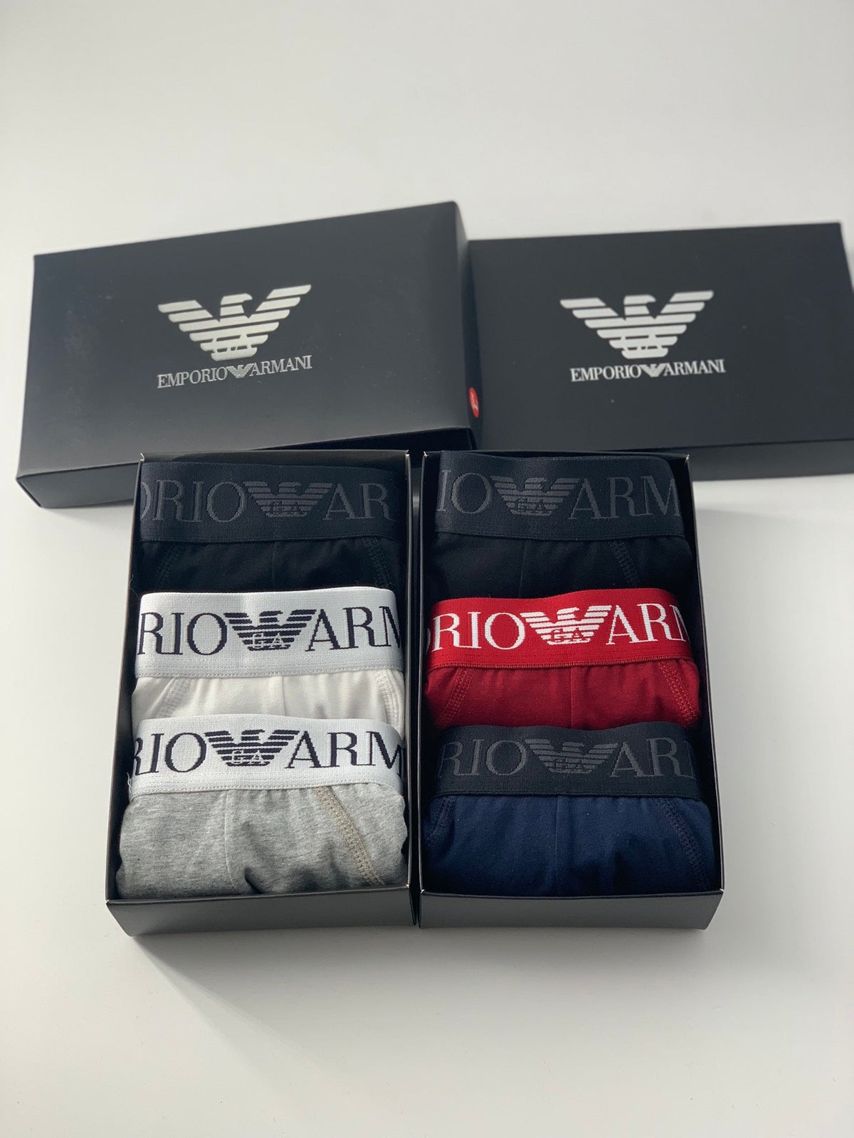 Emporio Armani Logo-Waistband Men's Briefs