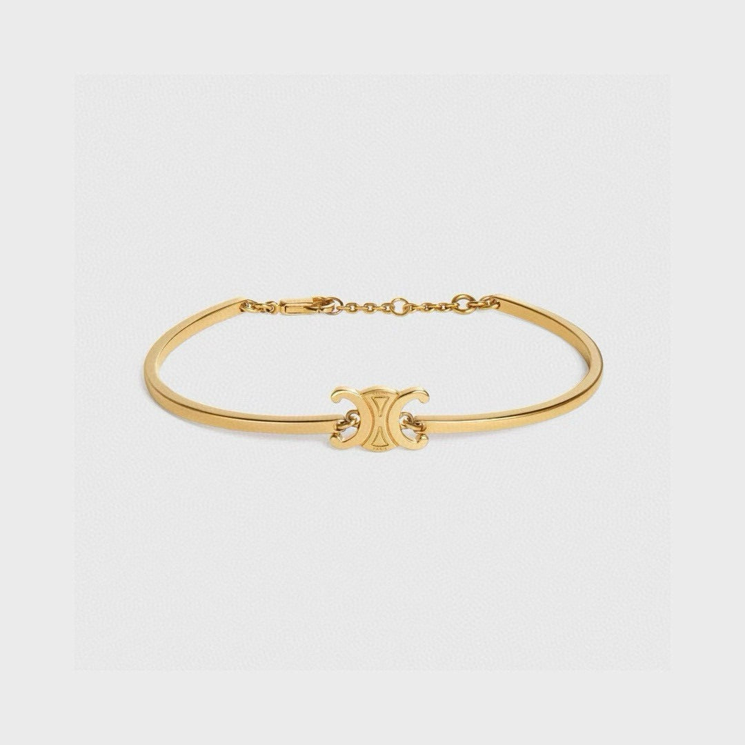 Martin Graham bracelet in polished metal-tone