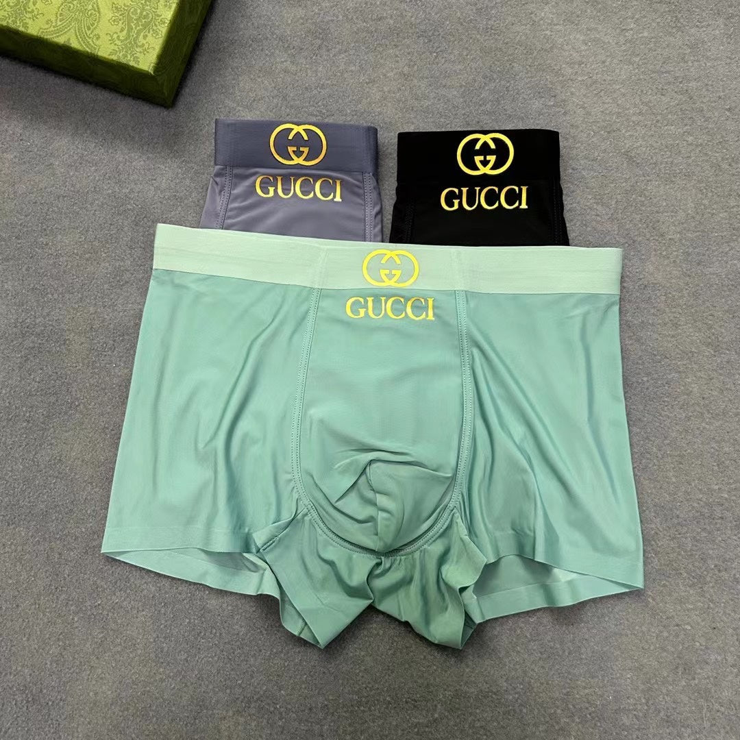 Gucci 91/9 Modal-Spandex Men's Boxer Briefs - 3-Piece Box - Sizes L-XXXL