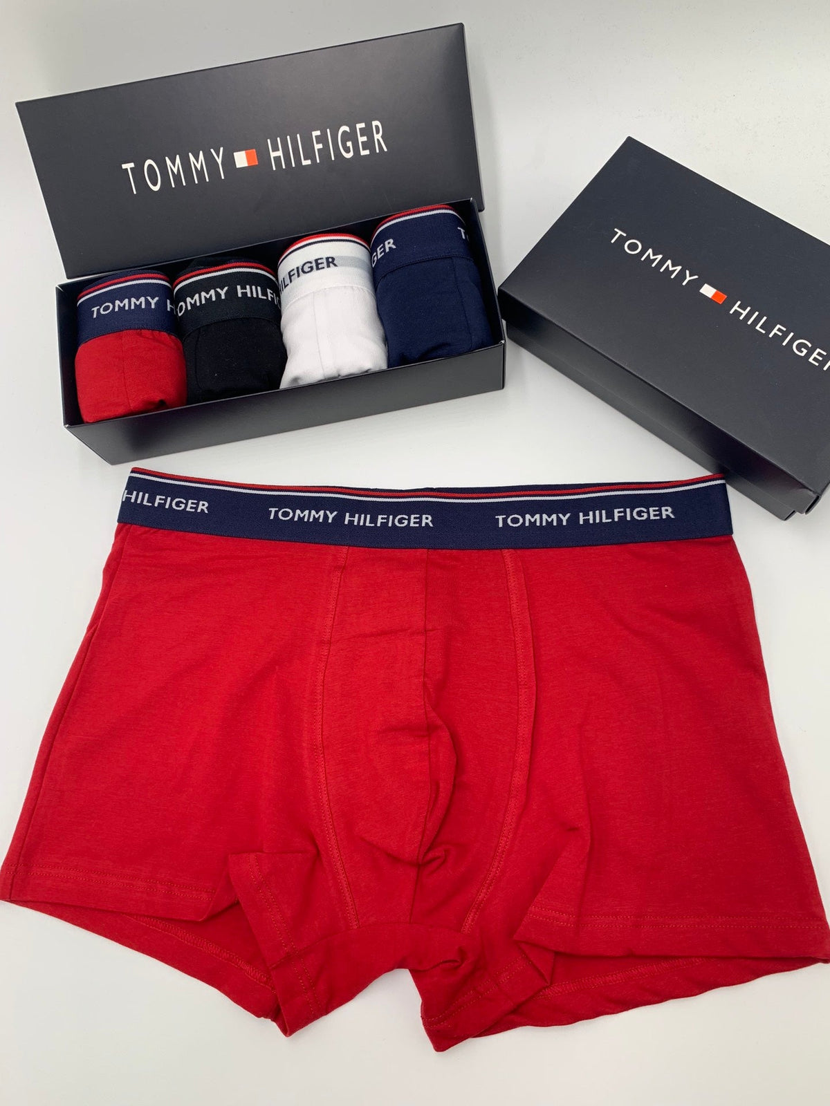 Tommy Hilfiger Clean Logo Waistbands Men's Boxer Briefs - 3-Piece Box