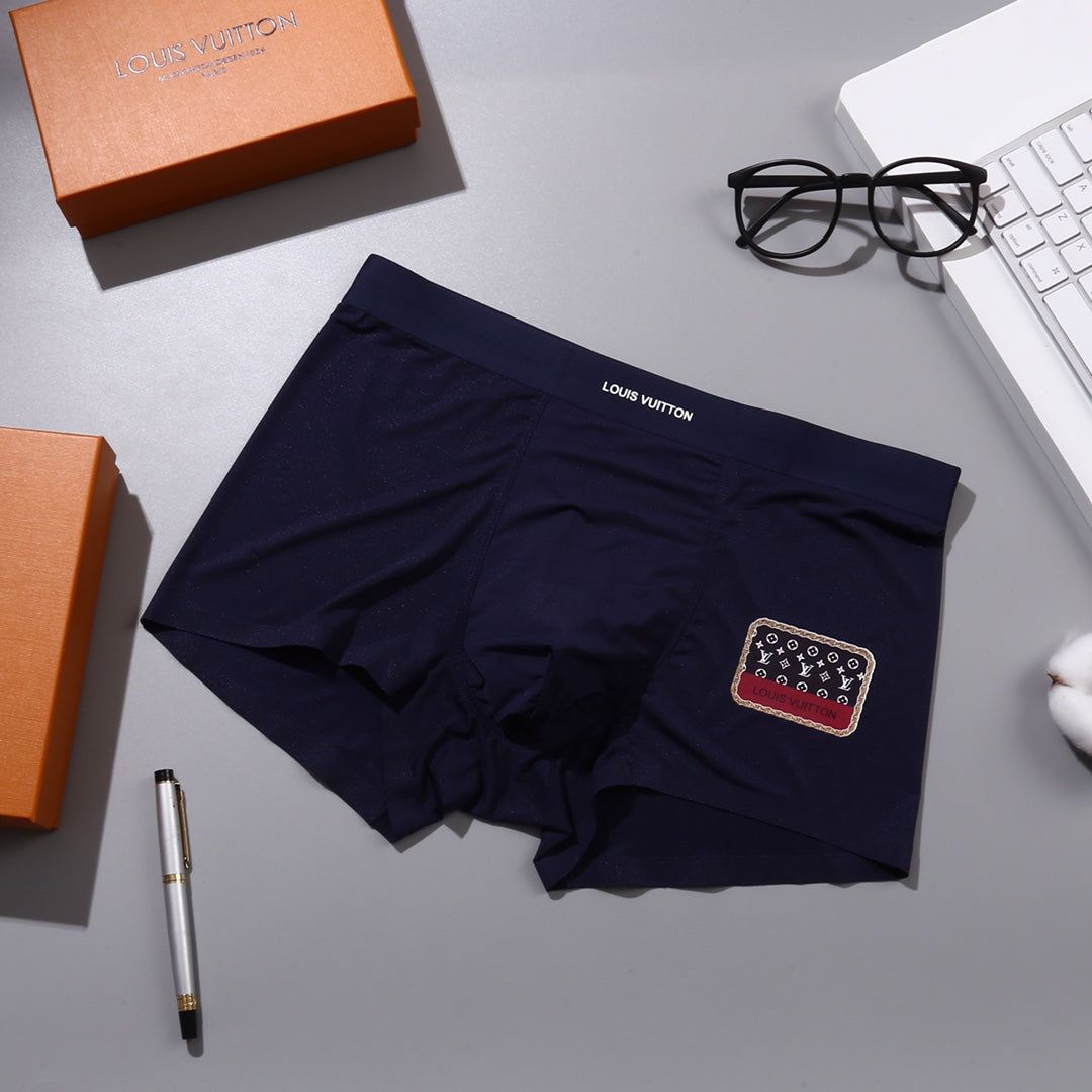 Louis Vuitton Small Patch Details Men's Boxer Briefs - 3-Piece Box