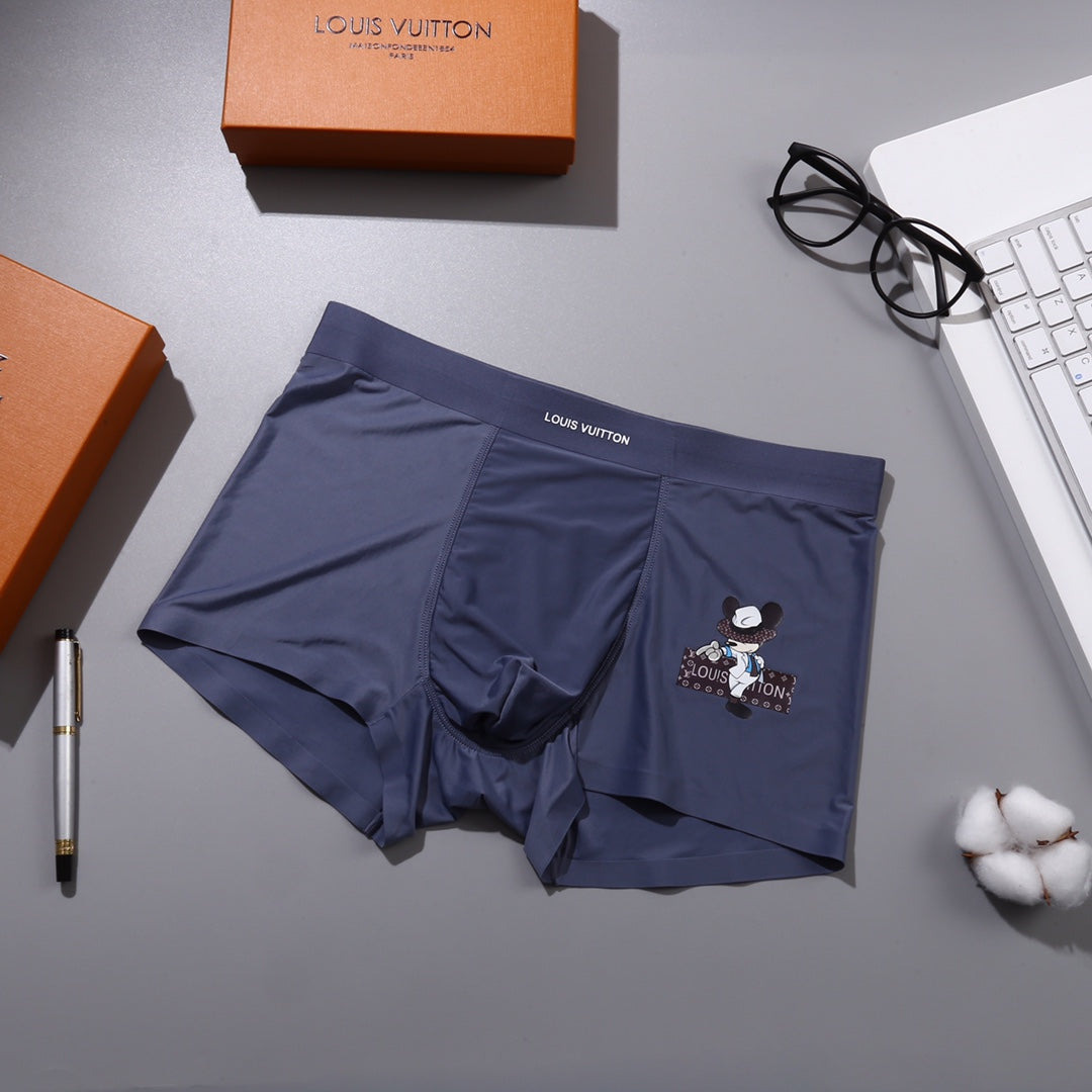 Louis Vuitton Character Graphic Cotton-Blend Boxer Briefs - Box of 3