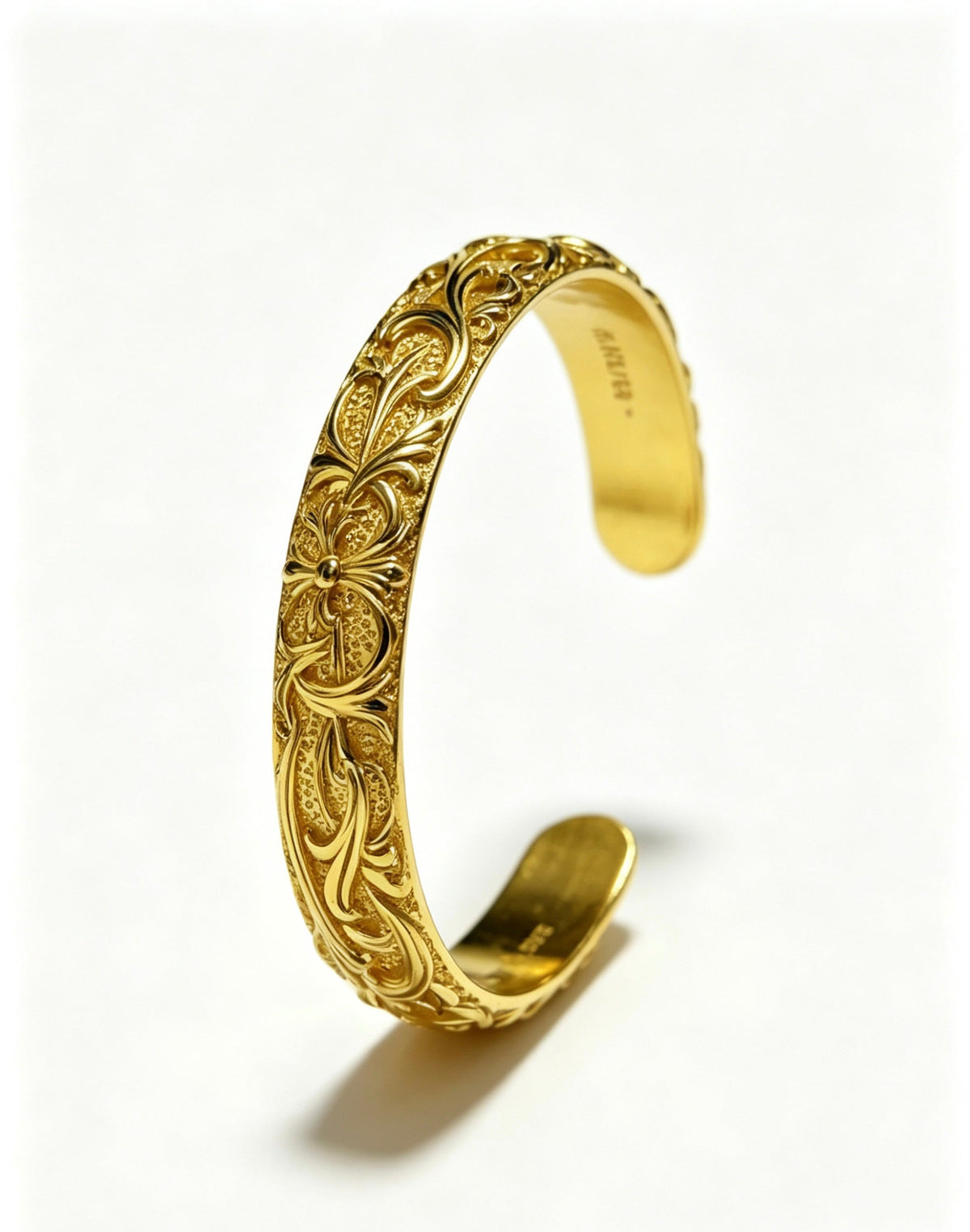 Martin Graham bracelet in polished metal-tone – styled product view