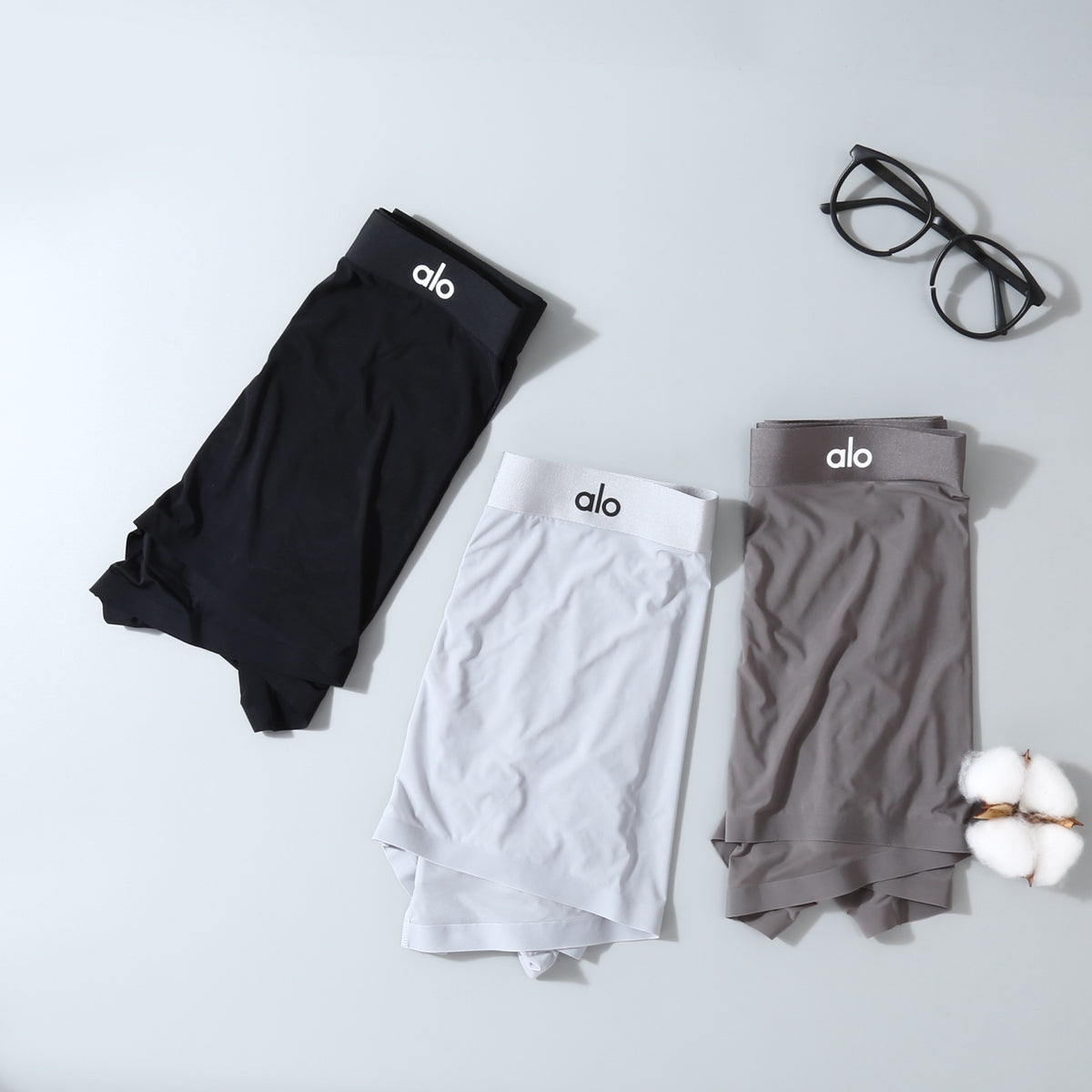 Alo Minimal Logo Men's Trunk Underwear - 3-Piece Box