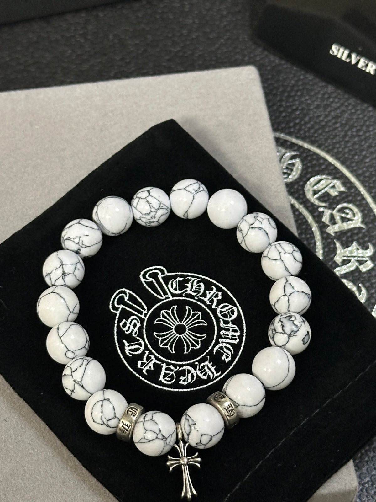 Martin Graham jewelry accessory in polished metal-tone – styled product view