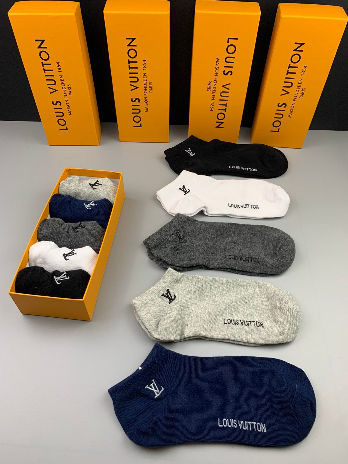 Louis Vuitton Cotton Socks - 5-Pair Set
