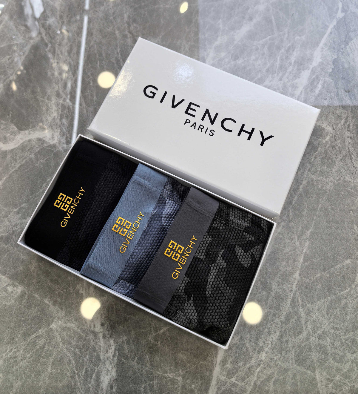 Givenchy Breathable Men's Boxer Briefs – 3-Pack – Sizes L-4XL