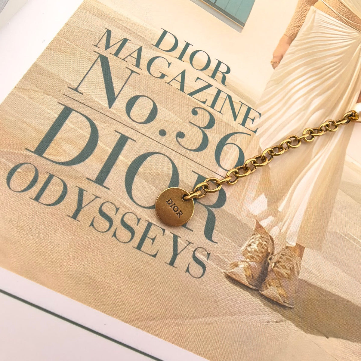Martin Graham bracelet in polished metal-tone – close-up detail