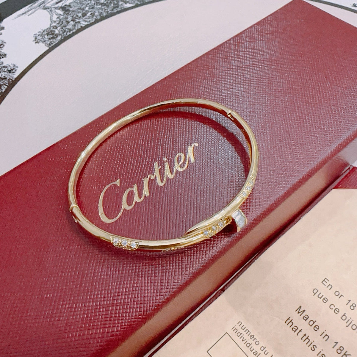 Martin Graham bracelet in polished metal-tone – close-up detail