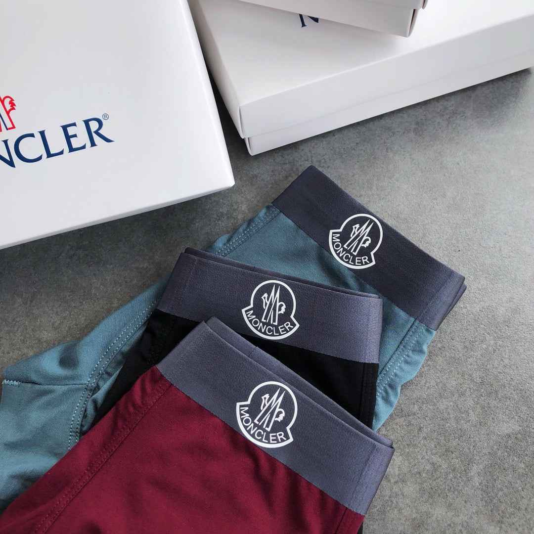 Moncler Modal Men's Boxer Briefs - 3-Piece Box - Sizes L-XXXL