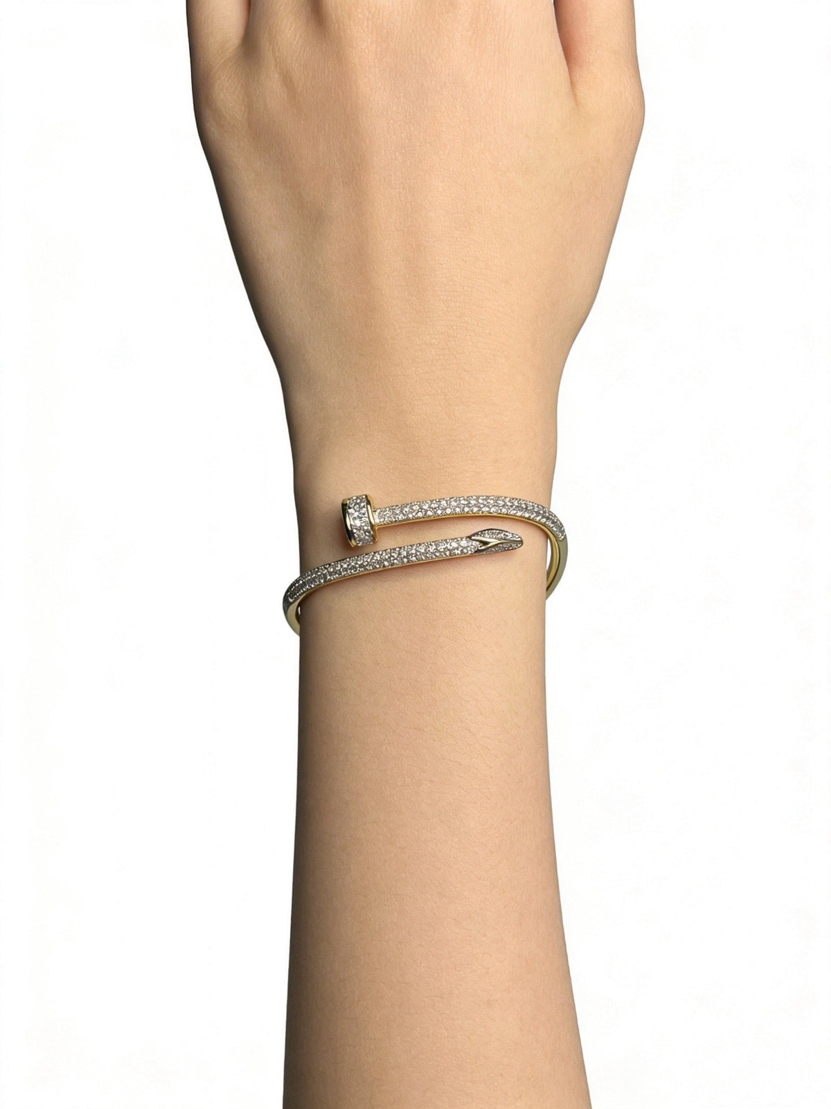 Martin Graham bracelet in polished metal-tone – close-up detail