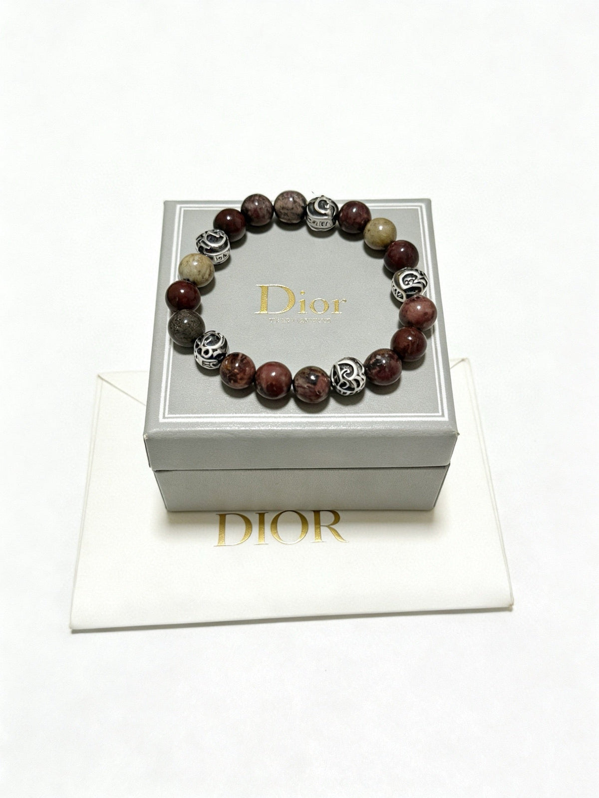 Martin Graham bracelet in polished metal-tone – close-up detail