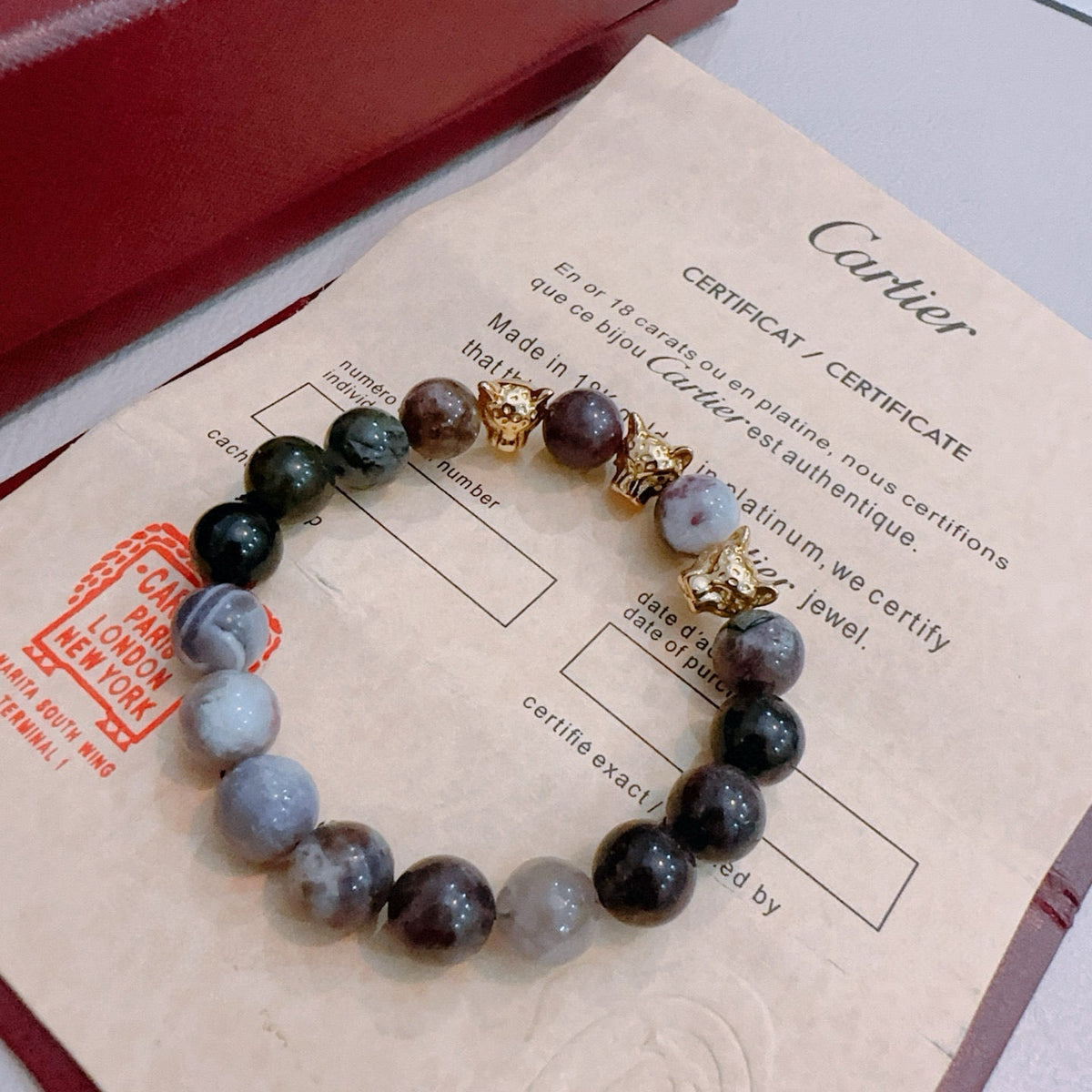 Martin Graham bracelet in polished metal-tone – close-up detail
