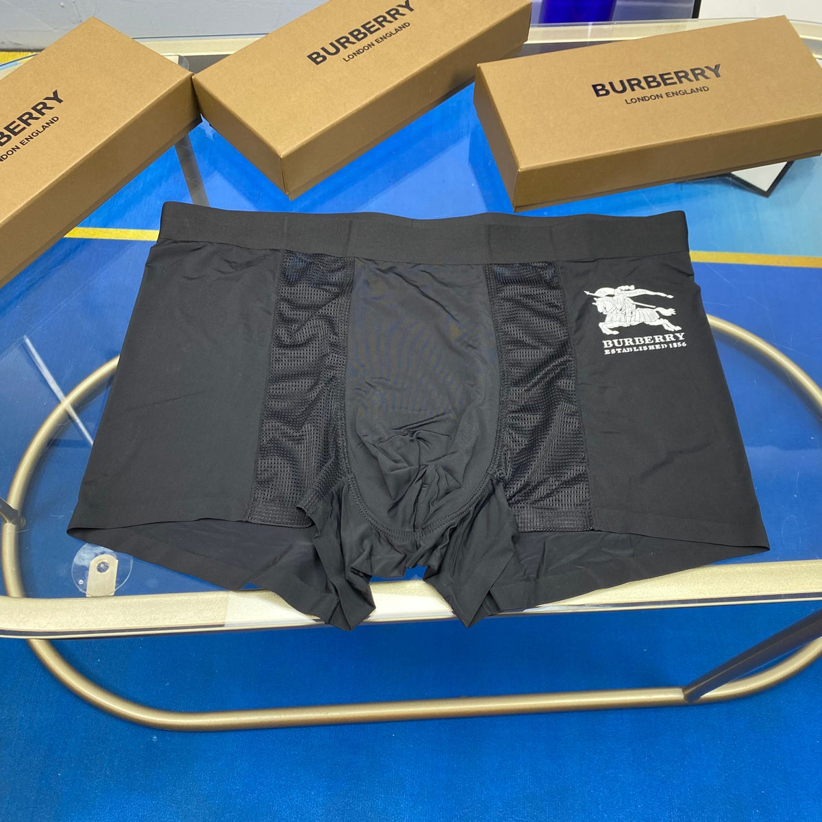Burberry Horse Graphics Men's Boxer Briefs - 3-Piece Box