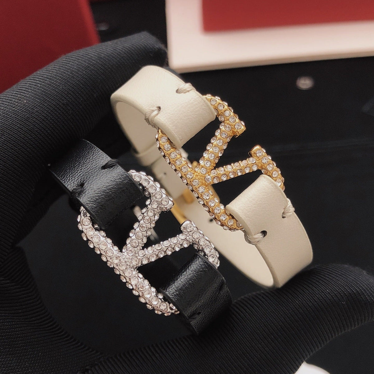 Martin Graham bracelet in polished metal-tone