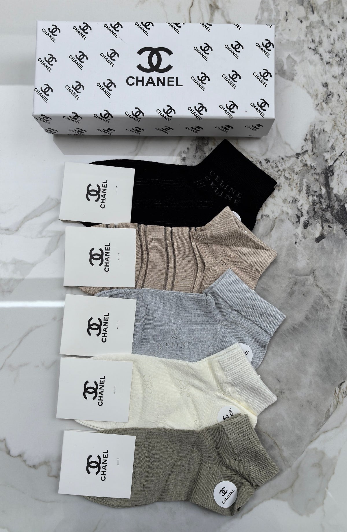 Chanel Modal Socks – 5-Pair Pack