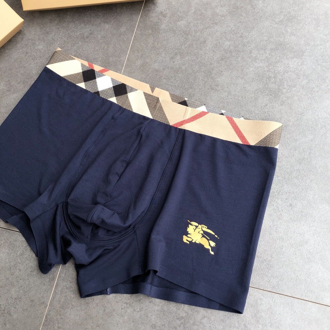 Burberry Clean Logo Waistbands Men's Boxer Briefs - 3-Piece Box
