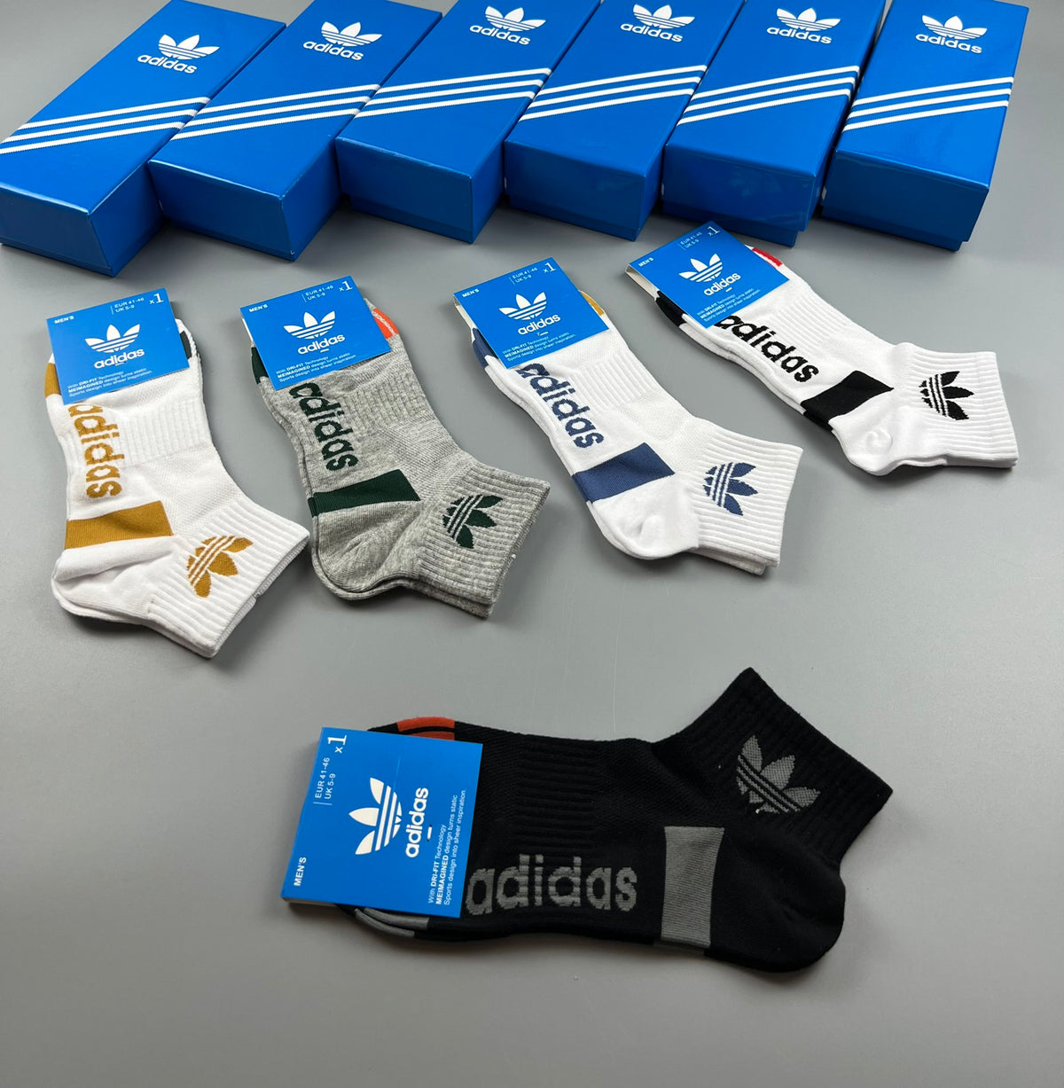 Adidas Cotton Breathable Socks – 5-Pair Pack