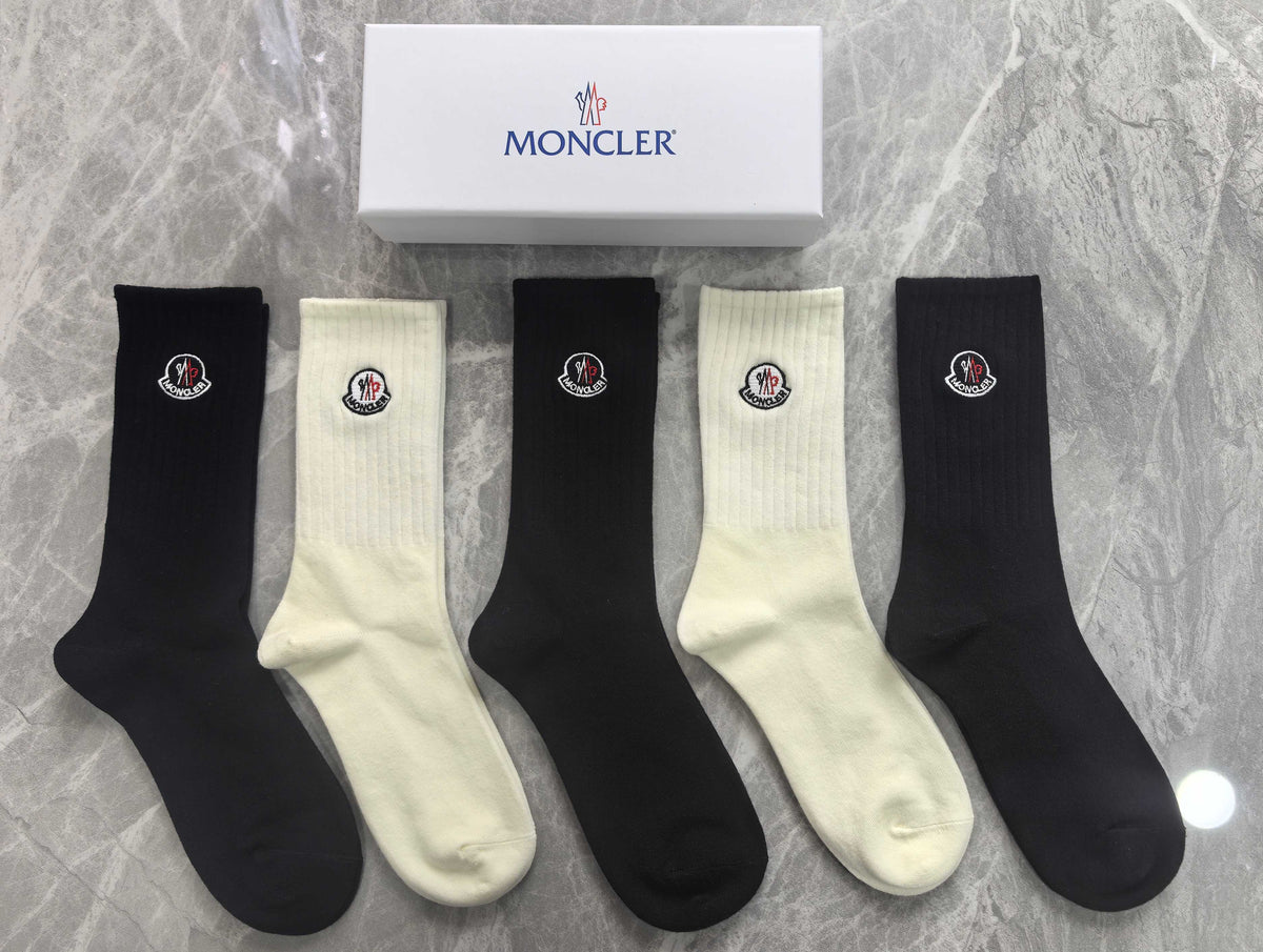 Moncler Cotton Socks - 5-Pair Set