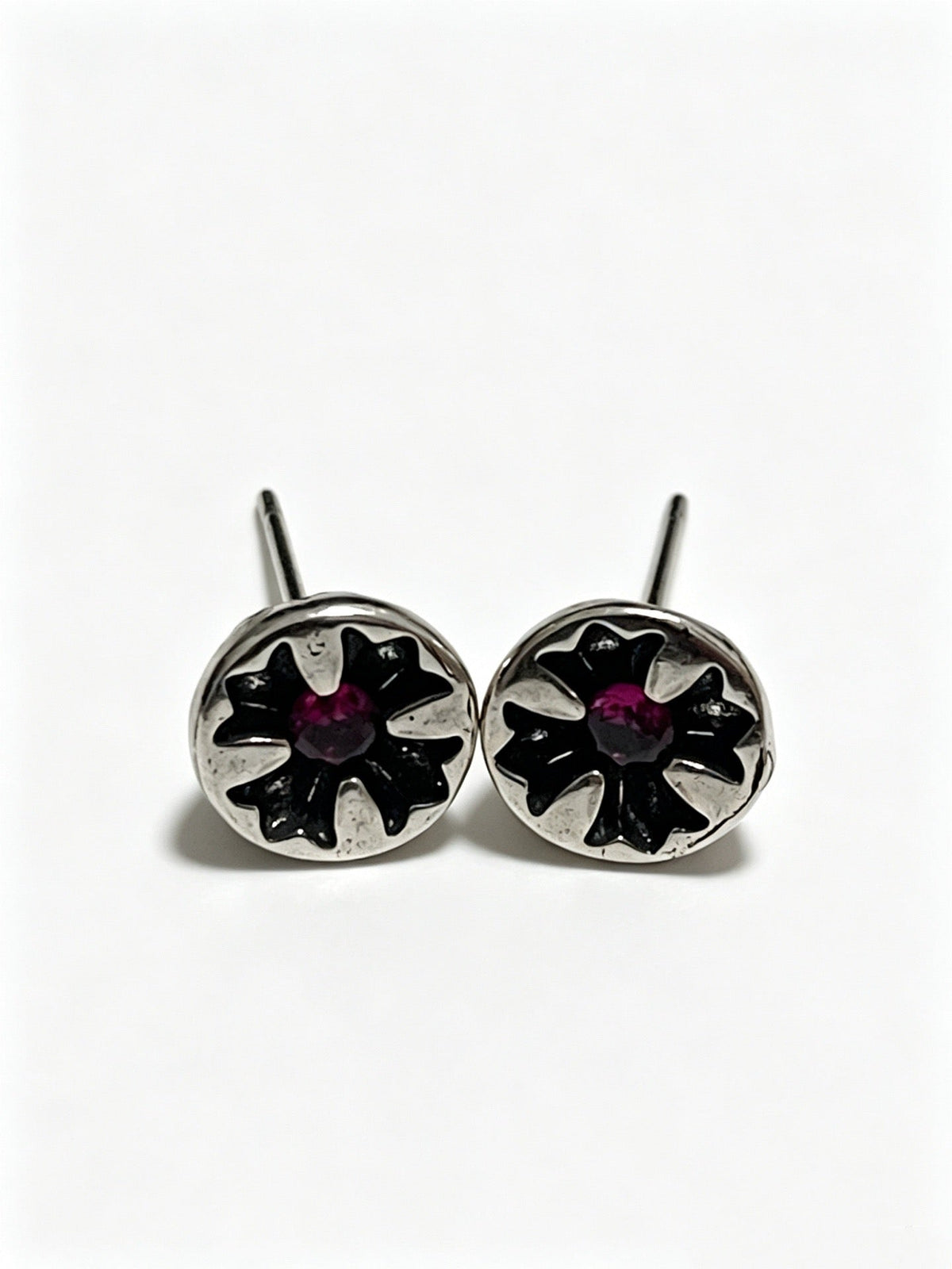 Martin Graham earrings in polished metal-tone – styled product view