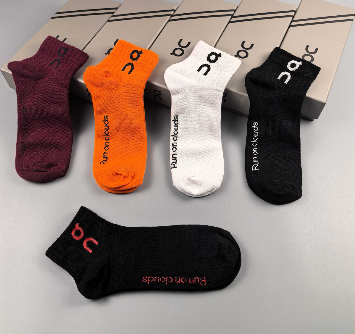 On Cotton Socks - 5-Pair Set