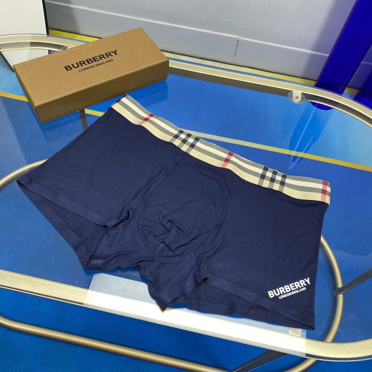 Burberry Modal Logo Detail Men's Boxer Briefs - 3-Piece Box