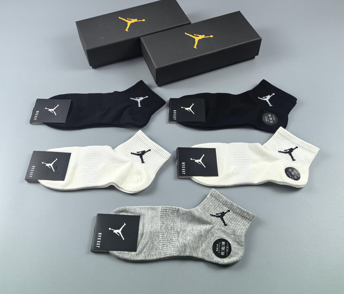Jordan Cotton Breathable Socks – 5-Pair Pack