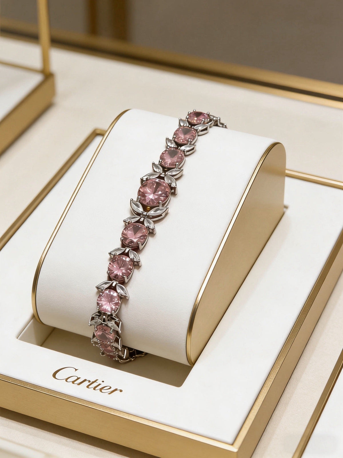 Martin Graham bracelet in polished metal-tone – close-up detail