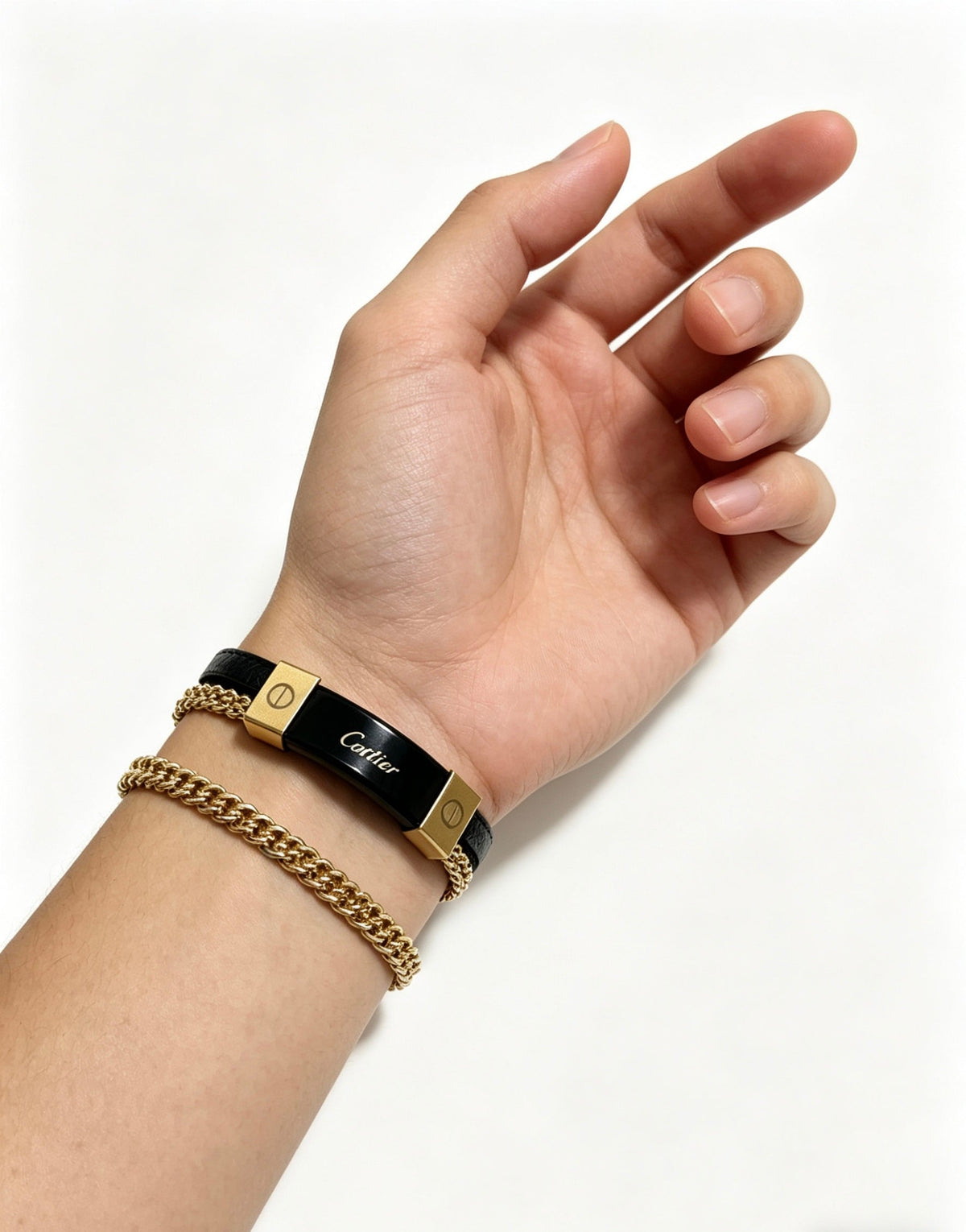 Martin Graham bracelet in polished metal-tone – main product view