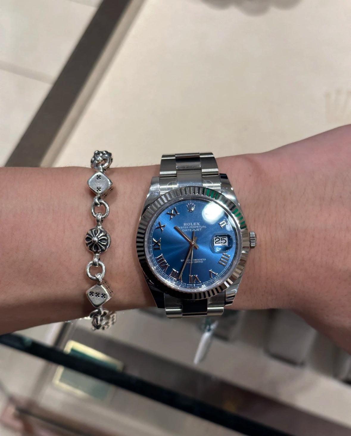 Martin Graham bracelet in polished metal-tone – main product view