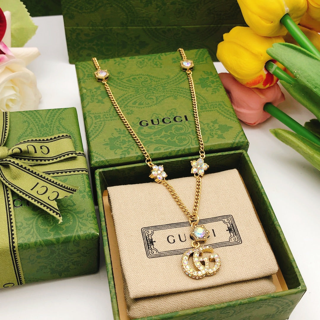 Martin Graham pendant necklace in polished metal-tone – main product view