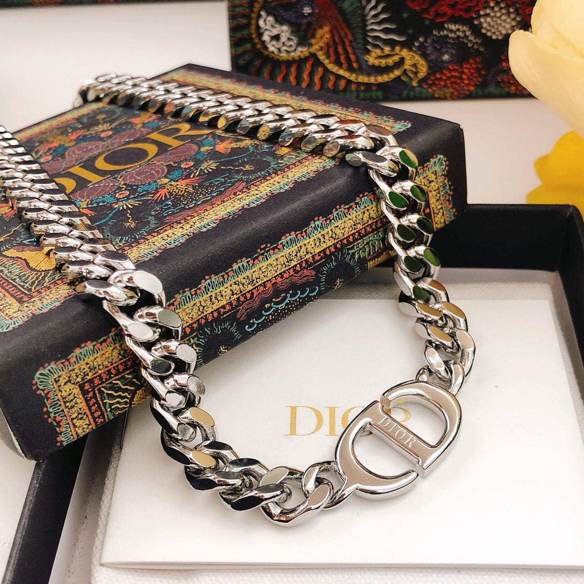Martin Graham pendant necklace in polished metal-tone – main product view
