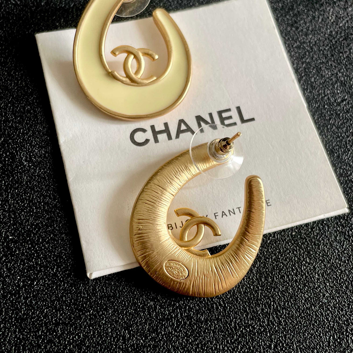 Martin Graham stud earrings in polished metal-tone – main product view